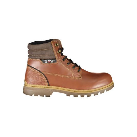 Carrera Brown Polyester Boot with Laces