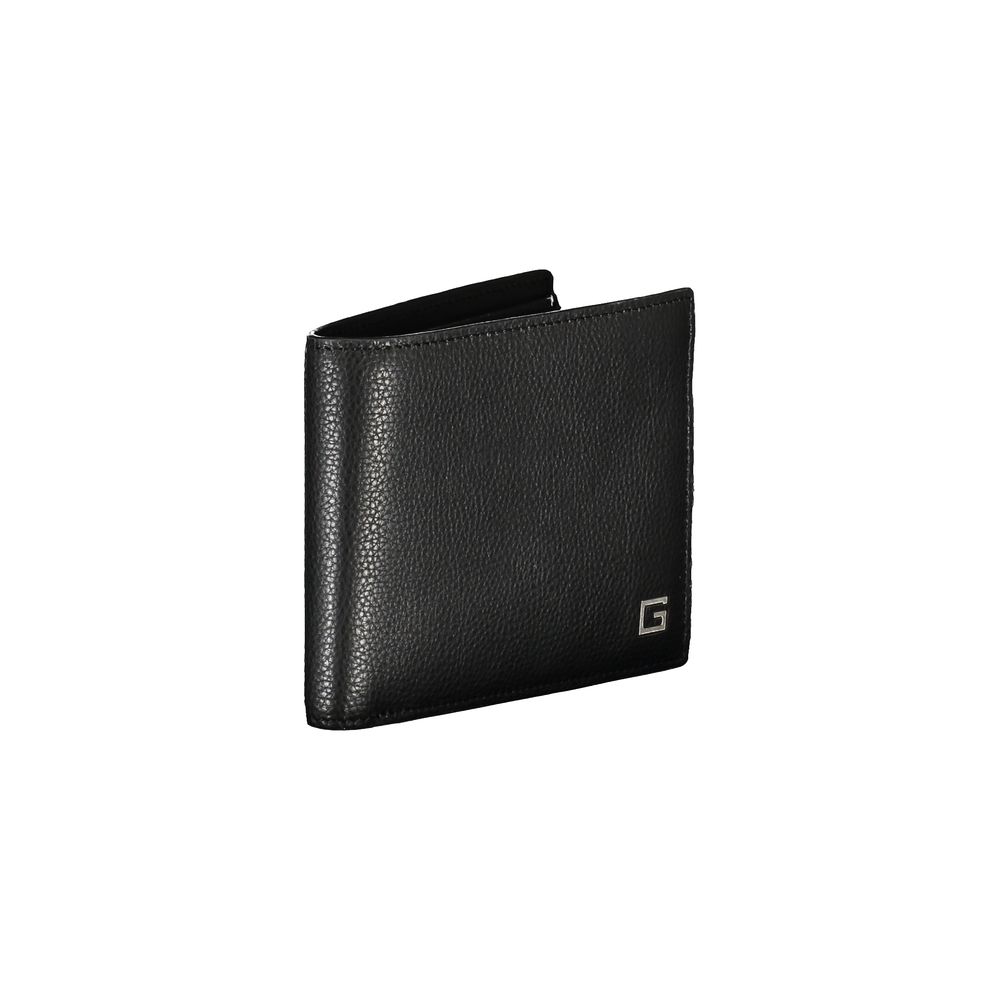 Guess Jeans Black Leather Wallet - Stylish and Functional