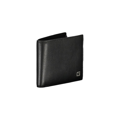 Guess Jeans Black Leather Wallet - Stylish and Functional