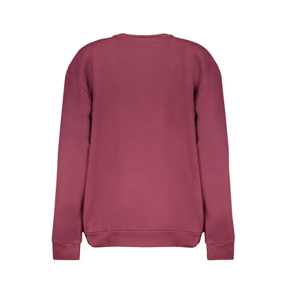 Cavalli Class Purple Cotton Sweater - Bold & Stylish