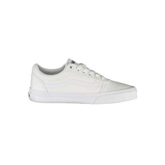 Vans White Polyester Sneaker - Stylish Sports Footwear