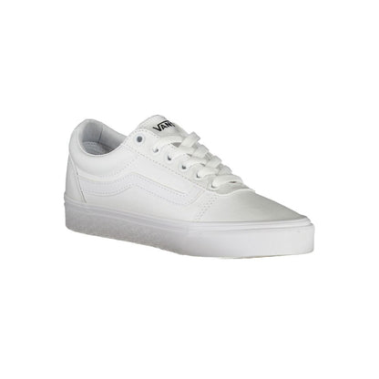 Vans White Polyester Sneaker - Stylish Sports Footwear