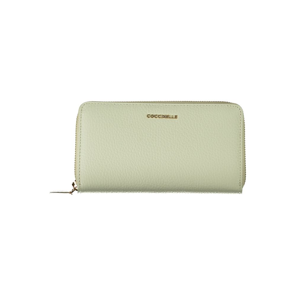 Coccinelle Large Green Leather Wallet