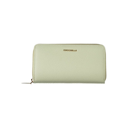 Coccinelle Large Green Leather Wallet