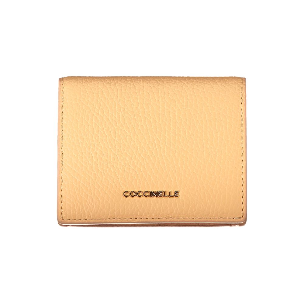 Coccinelle Orange Leather Wallet: Elegance in Functionality