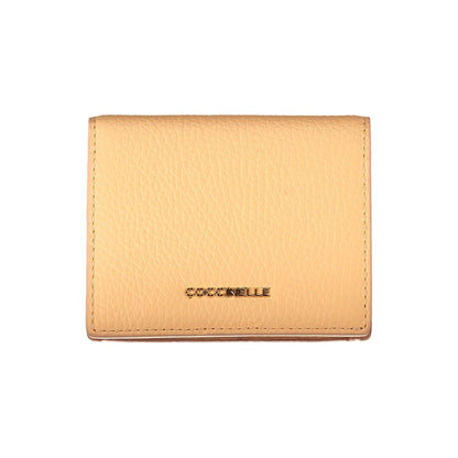 Coccinelle Orange Leather Wallet: Elegance in Functionality