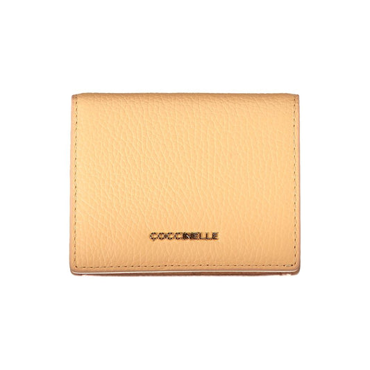 Coccinelle Orange Leather Wallet: Elegance in Functionality