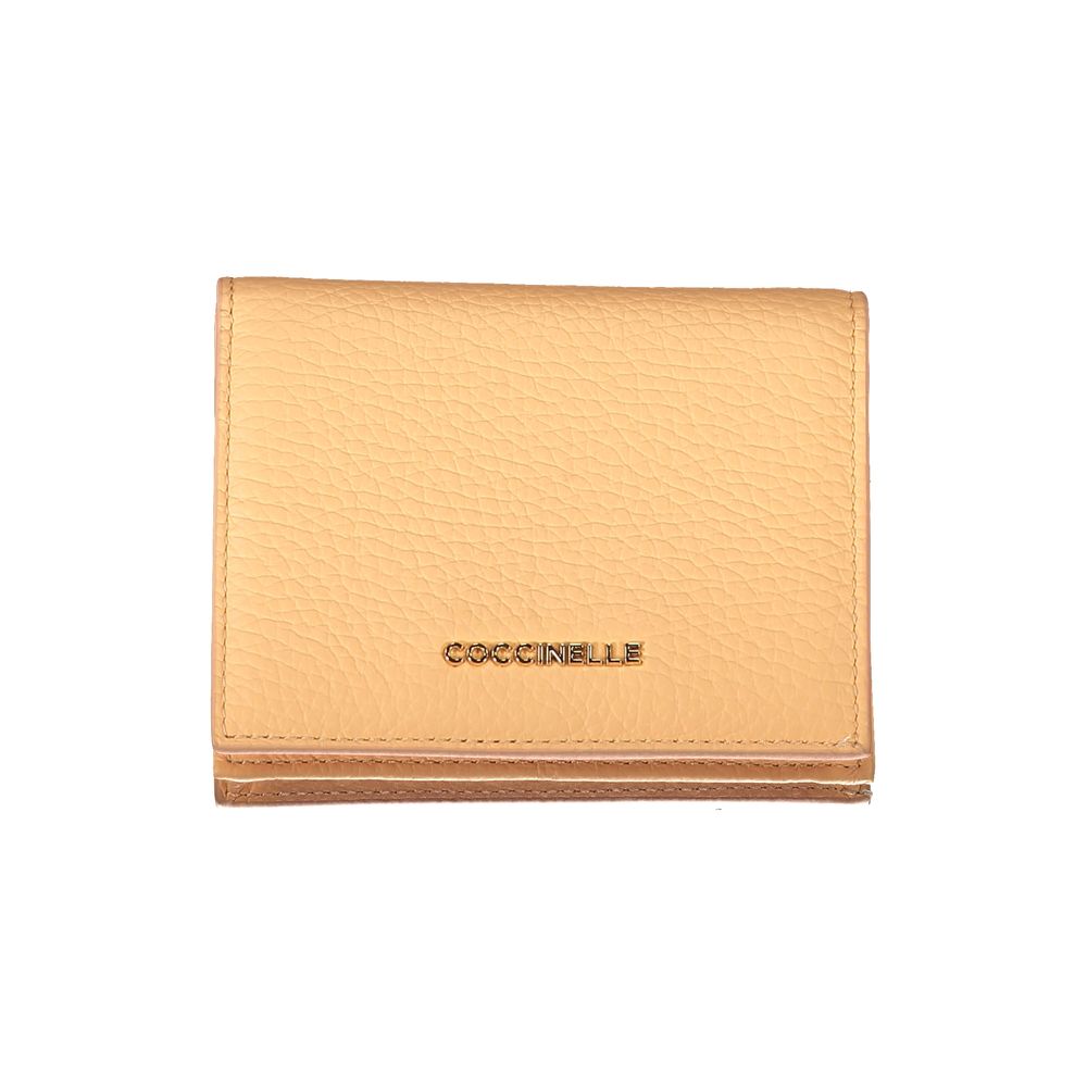 Coccinelle Orange Leather Wallet - Elegant Organisation