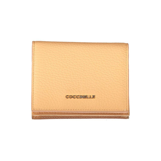 Coccinelle Orange Leather Wallet - Elegant Organisation