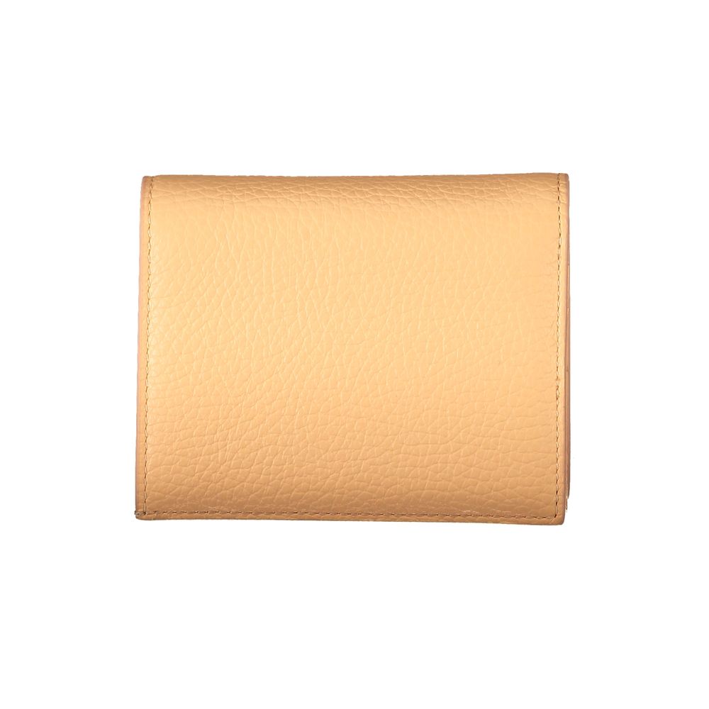 Coccinelle Orange Leather Wallet - Elegant Organisation
