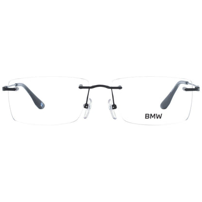 BMW Black Men’s Optical Glasses – Rimless Titanium Frame
