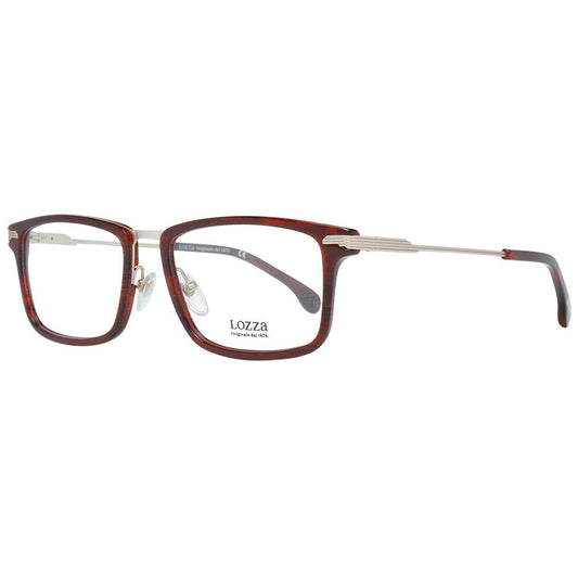 Lozza Red Men's Optical Frames – Stylish Full-Rim Design, 54mm