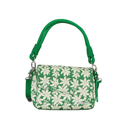 Desigual Green Polyethylene Handbag - Bold & Versatile Accessory