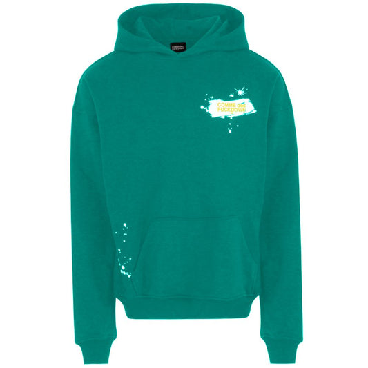 Comme Des Fuckdown Green Cotton Sweater - Urban Edge in Comfort
