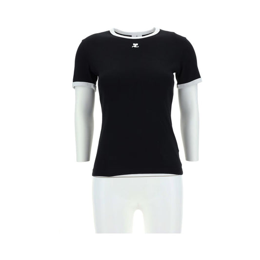 Courrèges Monochrome Cotton T-Shirt