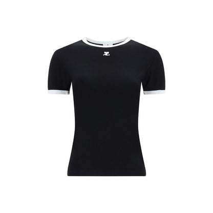 Courrèges Monochrome Cotton T-Shirt