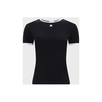 Courrèges Monochrome Cotton T-Shirt
