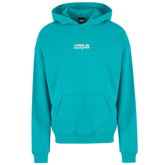 Comme Des Fuckdown Green Cotton Sweater - Rebel with a Cause