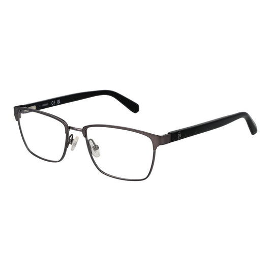 Guess Silver Men's Optical Frames – Full-Rim Square Design