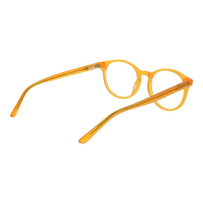 Guess Orange Unisex Optical Frames – Round Full-Rim, 49mm