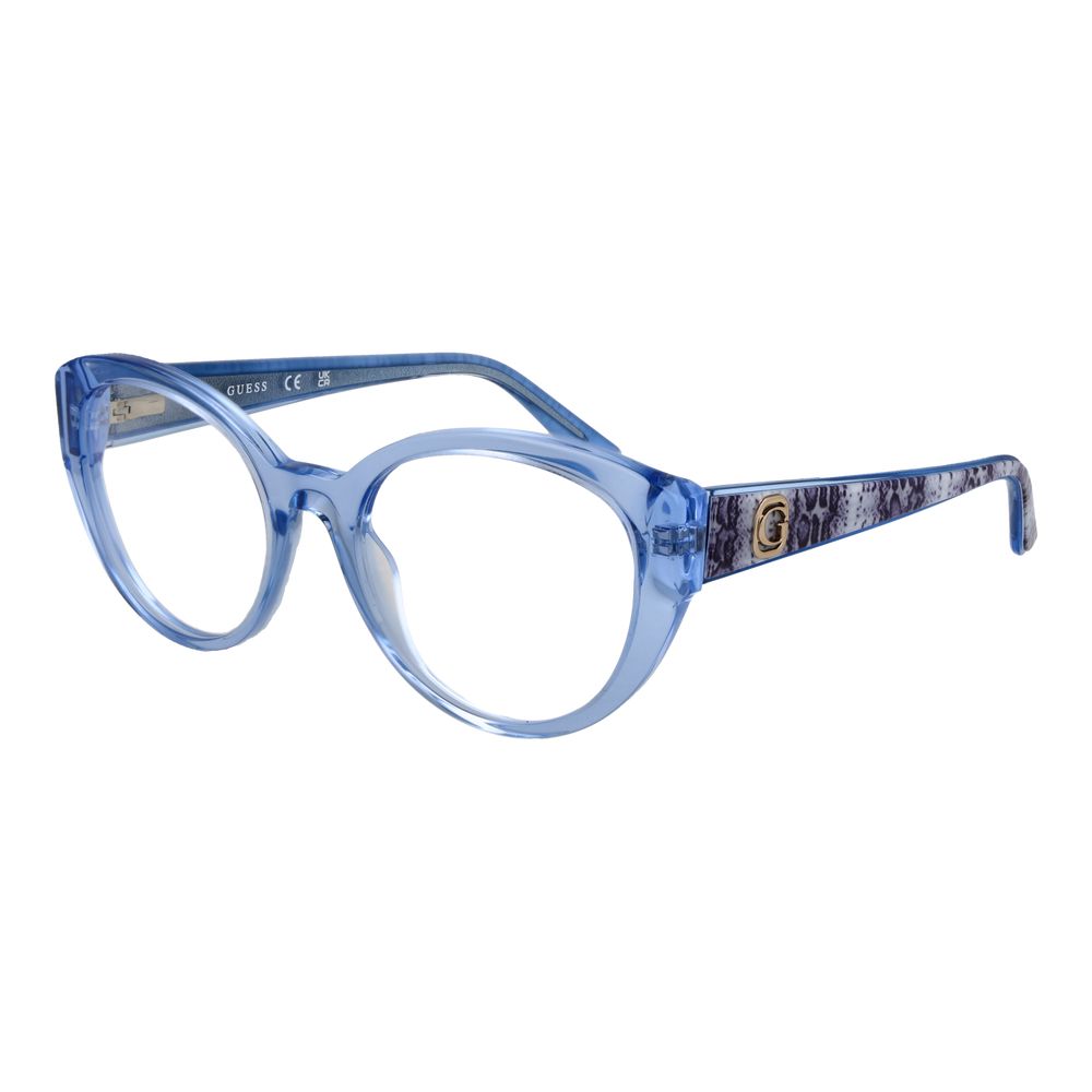 Guess Women’s Optical Frames – Blue Round Style, 53mm