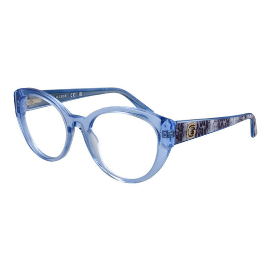 Guess Women’s Optical Frames – Blue Round Style, 53mm