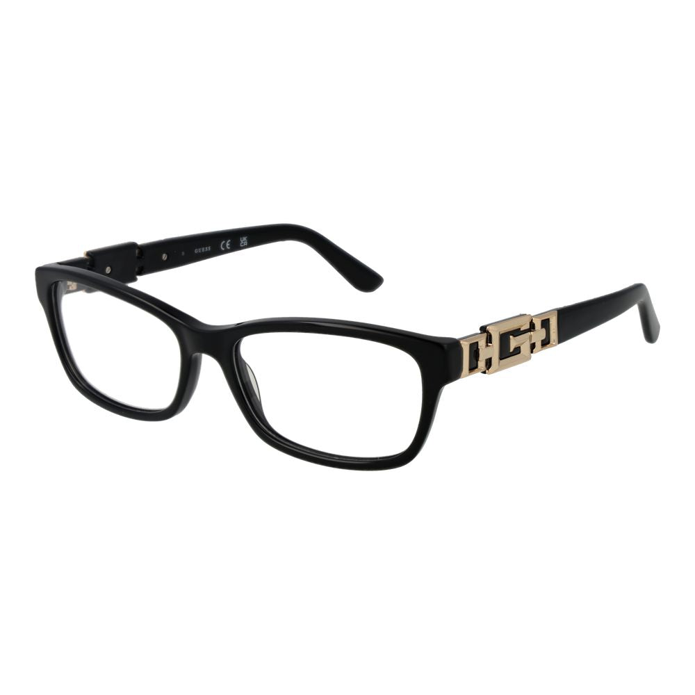 Guess Women's Optical Glasses – Black Rectangle Frame, 55mm