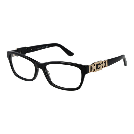 Guess Women's Optical Glasses – Black Rectangle Frame, 55mm