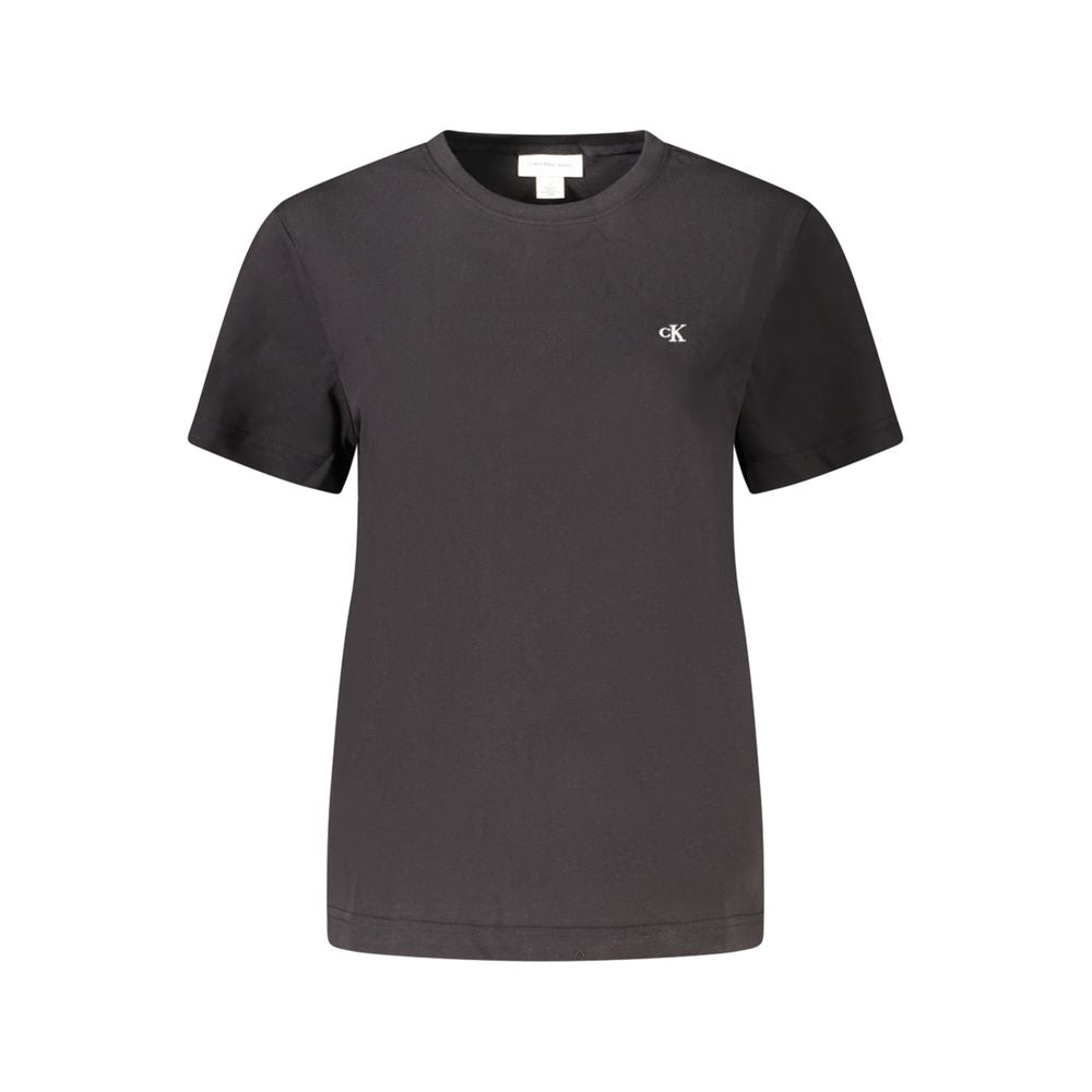 Calvin Klein Black Cotton Short Sleeve T-Shirt
