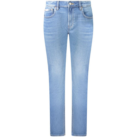 Calvin Klein Blue Cotton Jeans