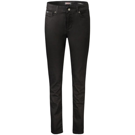 Guess Jeans Black Cotton Skinny Jeans