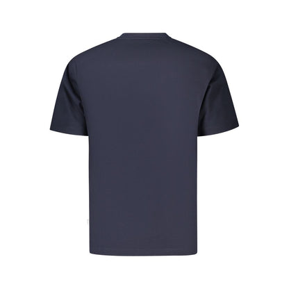 Guess Jeans Blue Cotton T-Shirt - Oversized Logo Tee