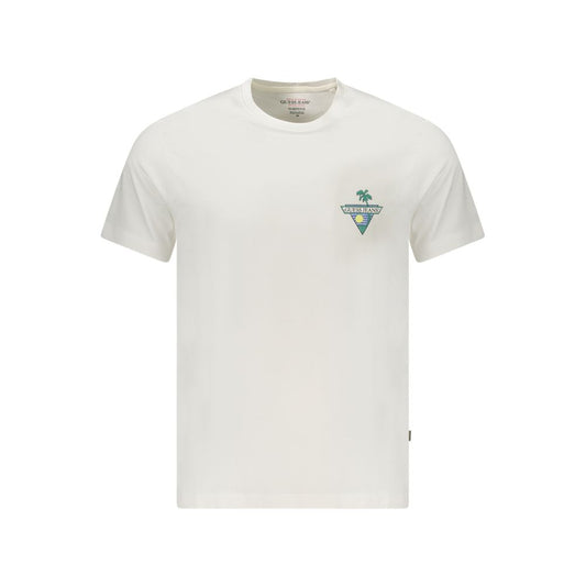 Guess Jeans White Cotton T-Shirt - Classic Comfort and Style