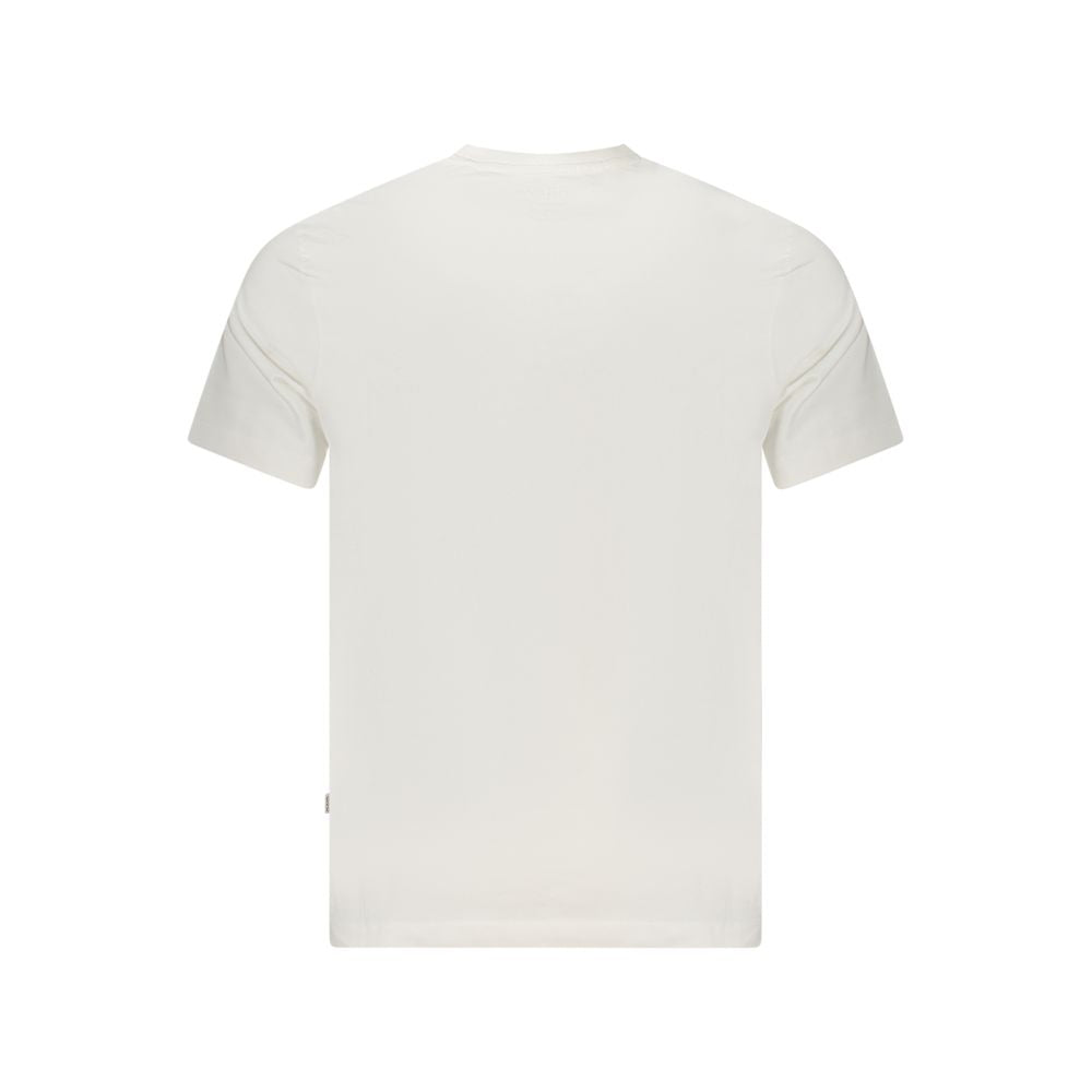 Guess Jeans White Cotton T-Shirt - Classic Comfort and Style
