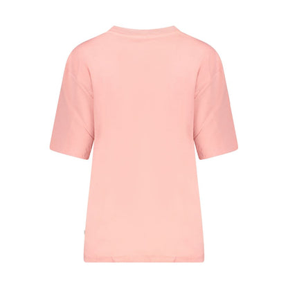 Guess Jeans Pink Oversized Cotton T-Shirt