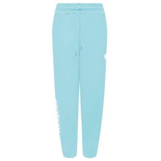 Comme Des Fuckdown Blue Cotton Joggers