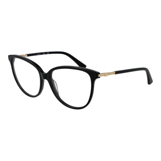 Guess Women’s Optical Glasses – Black Round Frame, 55mm