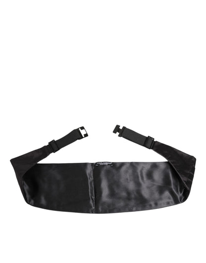 Dolce & Gabbana Black Silk Men's Cummerbund