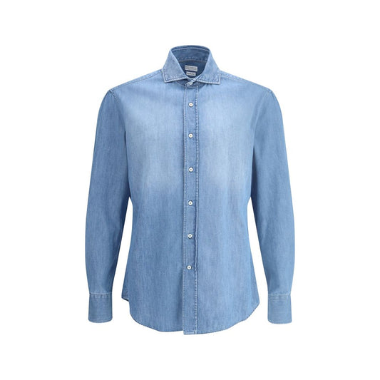 Brunello Cucinelli Cotton Denim Shirt