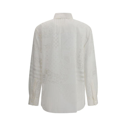 Fendi Patchwork Silk Shirt