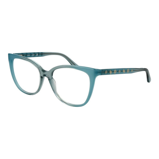 Guess Women’s Optical Glasses – Turquoise Butterfly Frame, 55mm