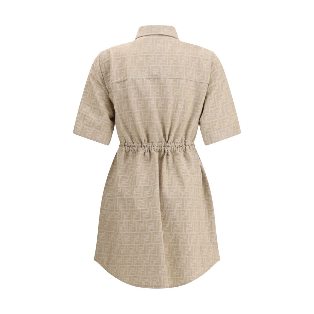 Fendi Chambray Dress - Timeless Elegance Redefined