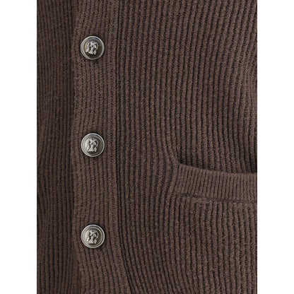 Brunello Cucinelli Ribbed Cardigan - Luxury Cotton Knitwear
