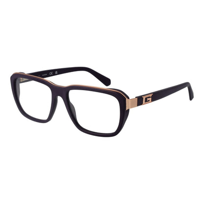 Guess Men’s Optical Glasses – Purple Rectangle Frame, 55mm