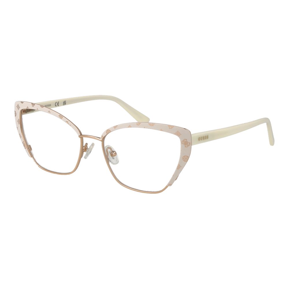 Guess Women’s Optical Glasses – White Butterfly Frame, 54mm