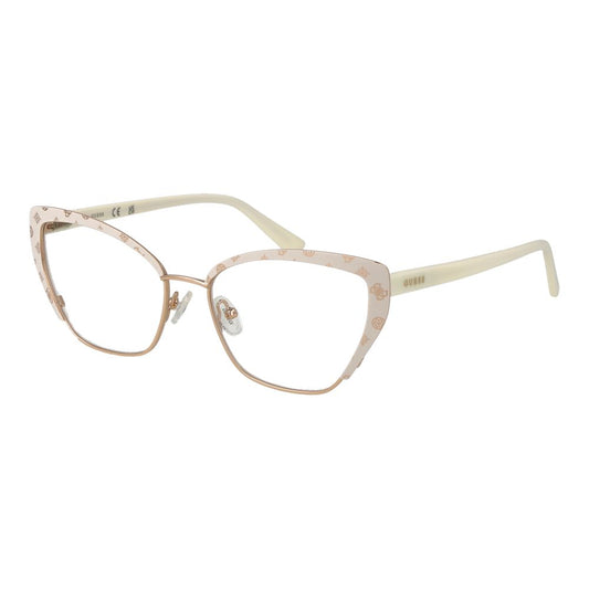 Guess Women’s Optical Glasses – White Butterfly Frame, 54mm