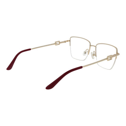 Guess Women’s Optical Frames – Burgundy Square Half-Rim
