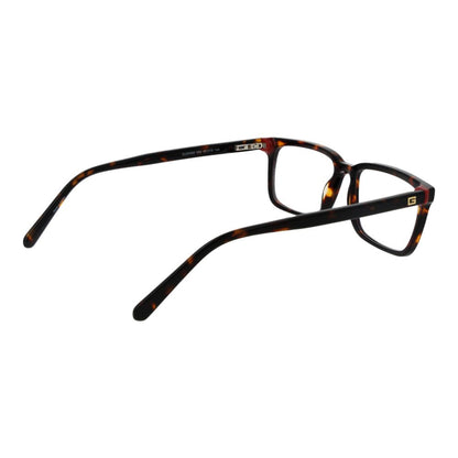 Guess Brown Men's Optical Frames – Rectangle Full-Rim Design