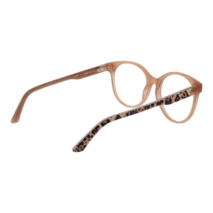 Guess Women’s Optical Glasses – Beige Round Frame, 55mm