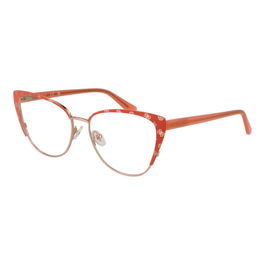 Guess Women’s Optical Frames – Orange Cat Eye Style, 55mm